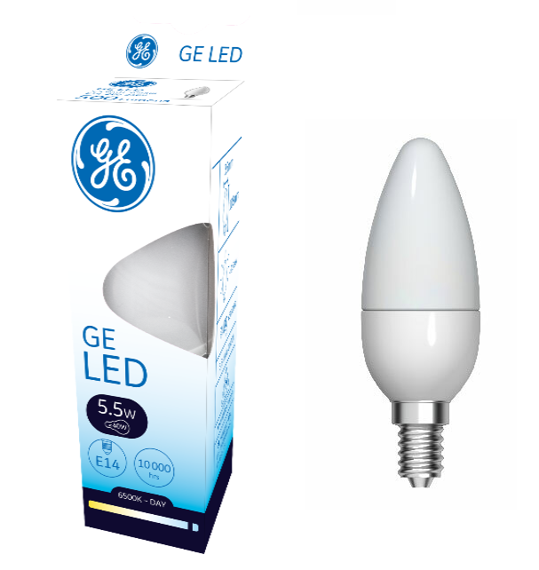Слика од продуктот GE Lighting LED CANDLE 5.5W 865 E14