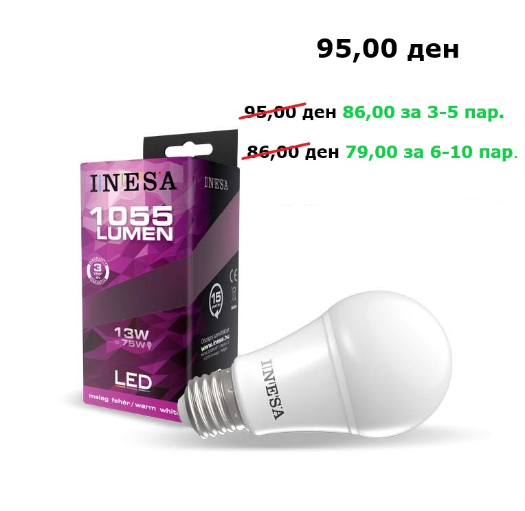 Слика од продуктот INESA LED A60 13W